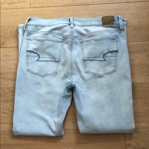 American Eagle Light Blue Hi Rise Jeggings